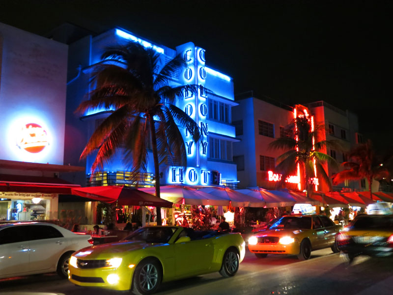 Ocean Drive em South Beach. Foto: GC/Blog Vambora! Ocean Drive em South Beach. Foto: GC/Blog Vambora!