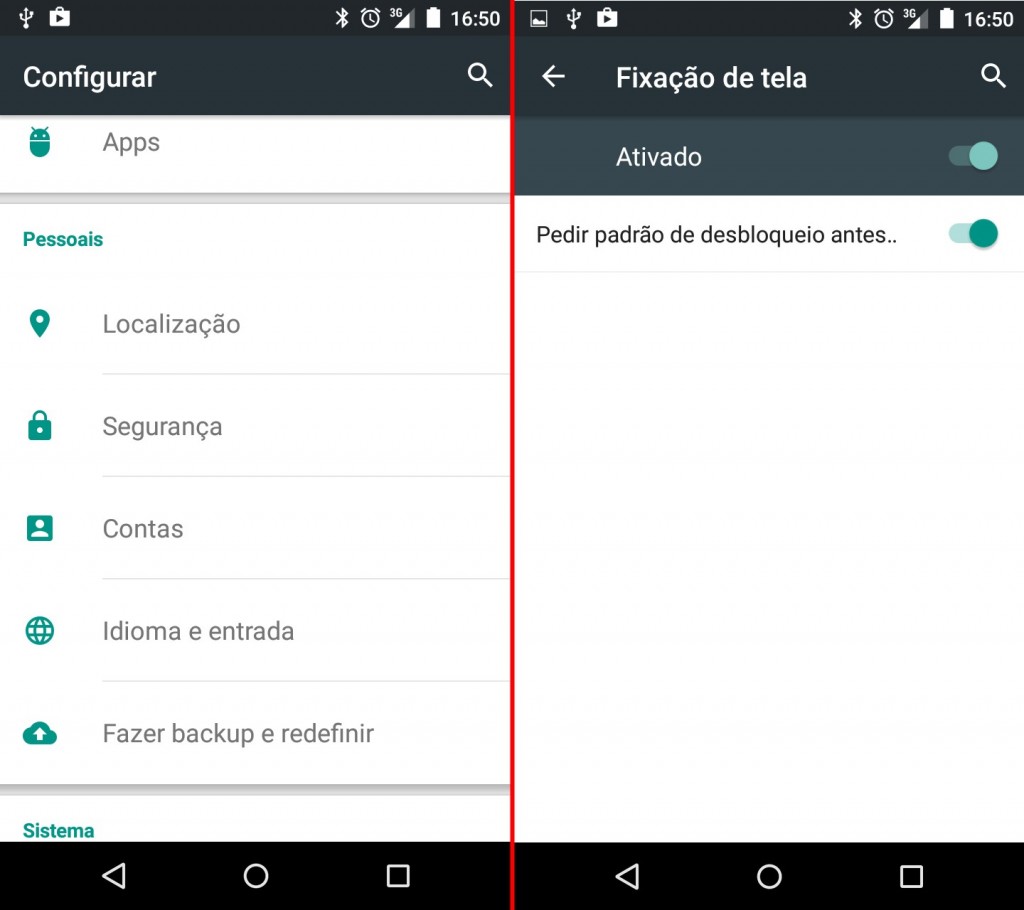 Fixação de Tela no Android 5.1: Aprenda a ativar