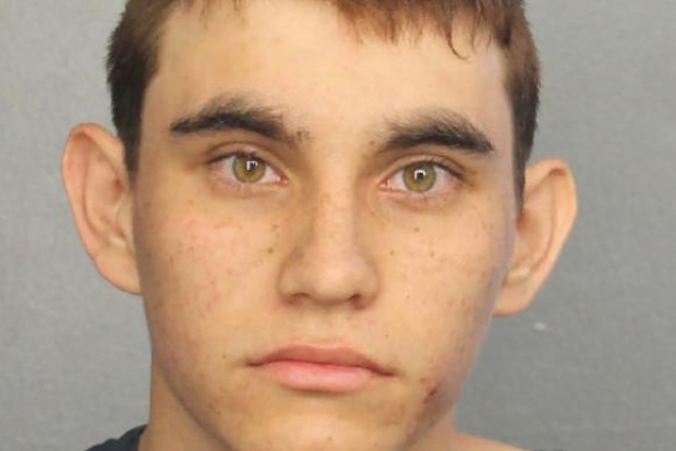 Nikolas Cruz appears in a police booking photo after being charged with 17 counts of premeditated murder following a Parkland school shooting, at Broward County Jail in Fort Lauderdale, Florida, U.S. February 15, 2018. 