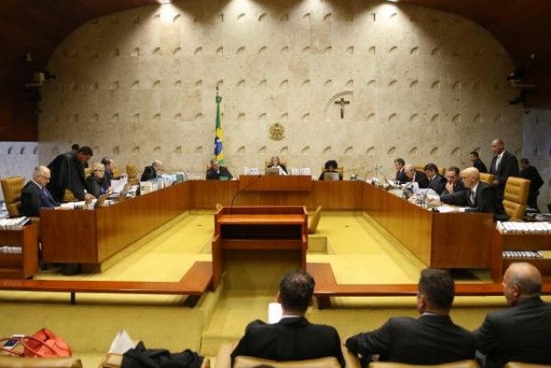 Brasília - Sessão plenária do Supremo Tribunal Federal (STF) para julgar o habeas corpus do ex-ministro Antônio Palocci (Valter Campanato/Agência Brasil)
