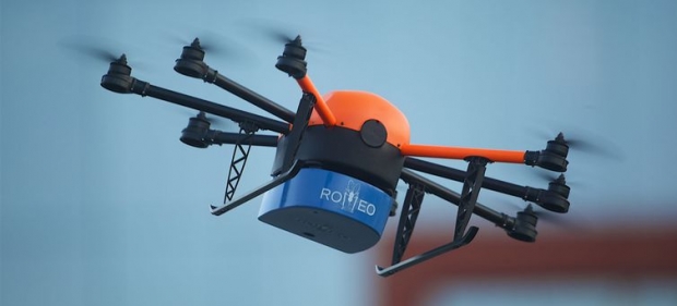 ROMEO, drone usado para a liberação de mosquitos estéreis na natureza 