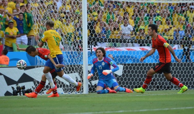  A seleção brasileira não conseguiu vencer a defesa mexicana, principalmente o goleiro Ochoa, e ficou no 0 x 0 (Marcello Casal Jr/Agência Brasil)