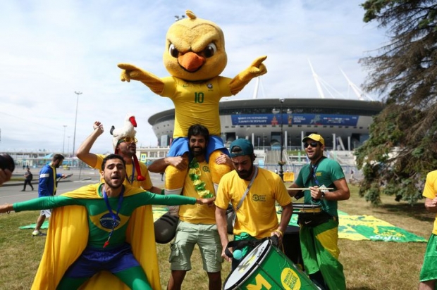 A Seleção Brasileira enfrenta a Costa Rica, às 9h, no Estádio de São Petersburgo, onde, às 9h