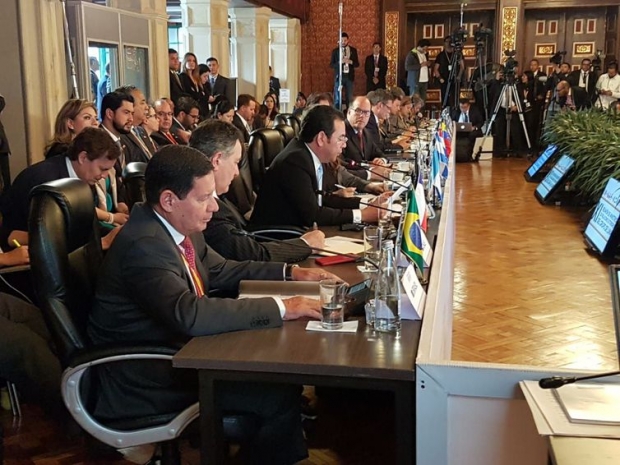 Cancillería Colombia Vicepresidente de Brasil, Hamilton Mourão