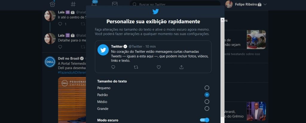 Twitter testa novos layouts para sua versão web - 2
