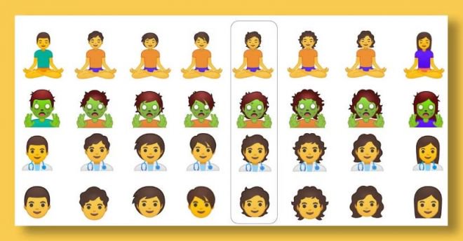 Google vai liberar coleção com 53 emojis de gênero neutro - 2