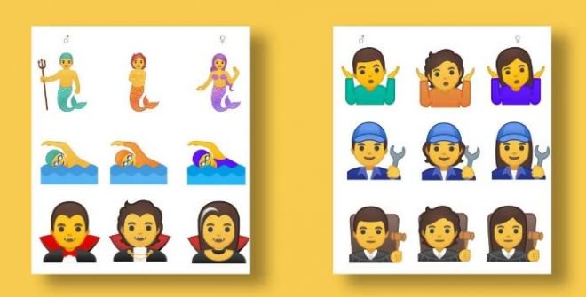Google vai liberar coleção com 53 emojis de gênero neutro - 3