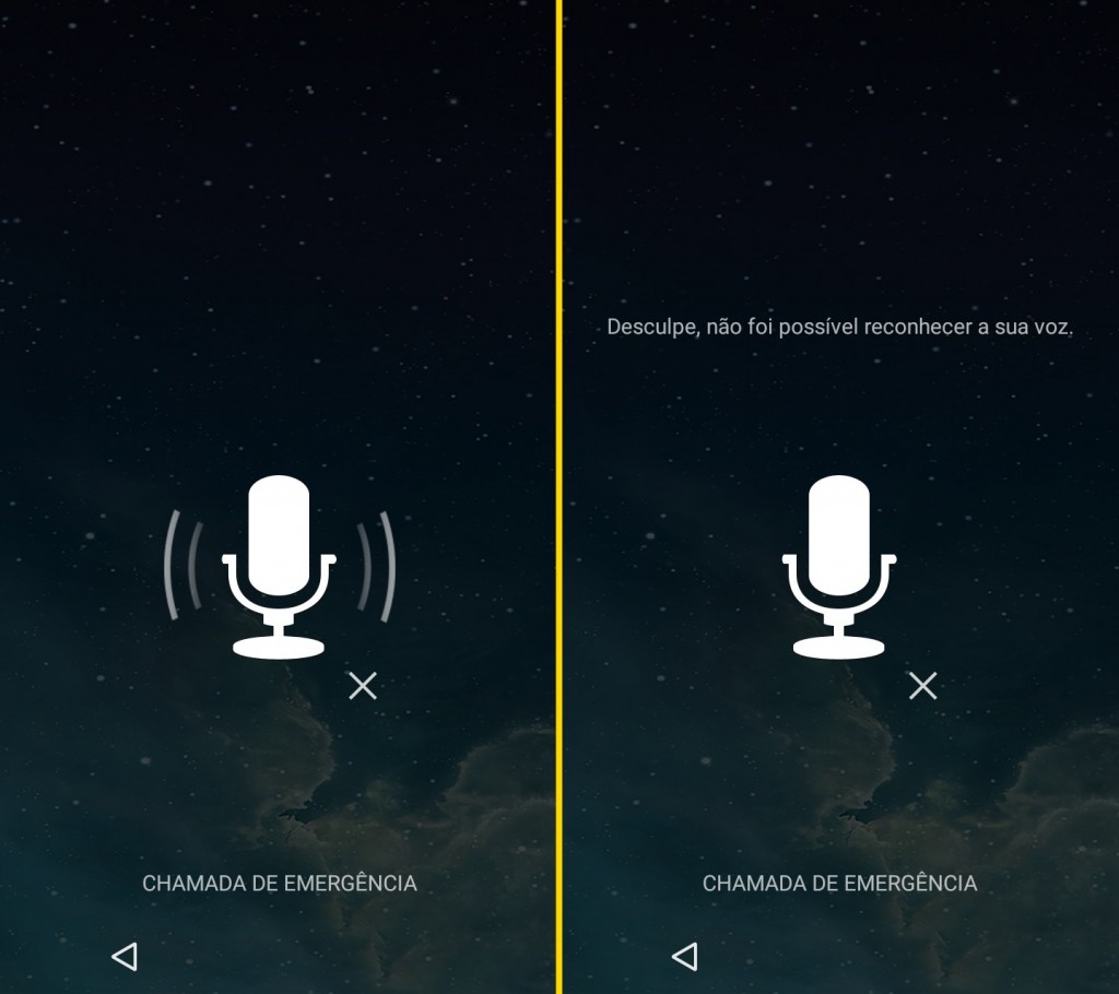 Se você estiver em um local barulhento, são grandes as chances do Desbloqueio de voz não funcionar.