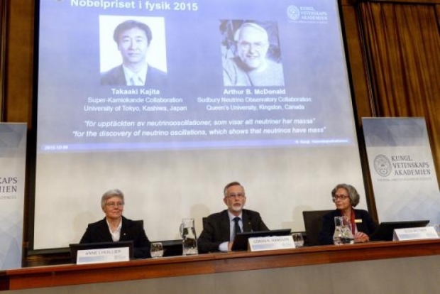Prêmio Nobel de Física é concedido a pesquisadores por trabalho sobre neutrinos