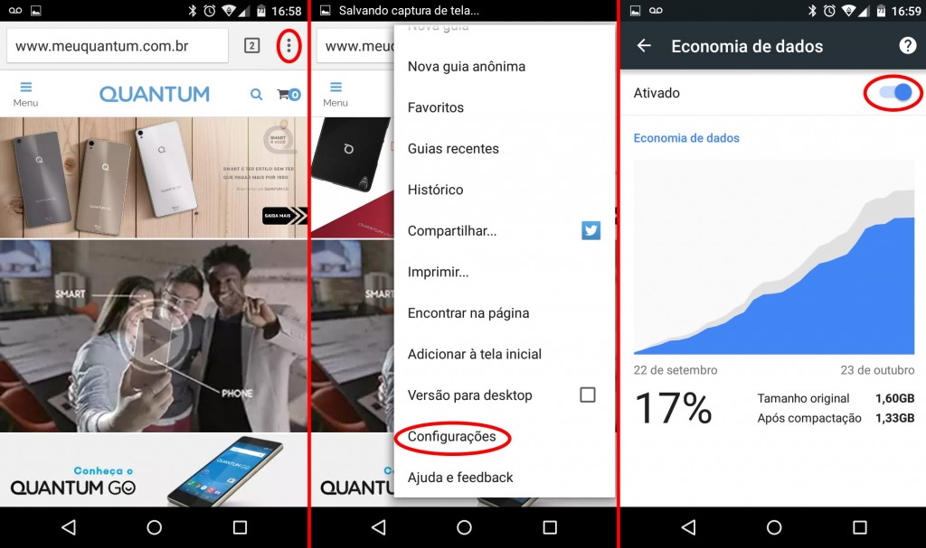 Ativar a economia de dados no Chrome é fácil, e não traz nenhum prejuízo.