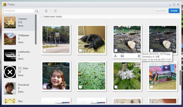 Com o AirDroid, organizar as fotos no celular fica mais fácil.