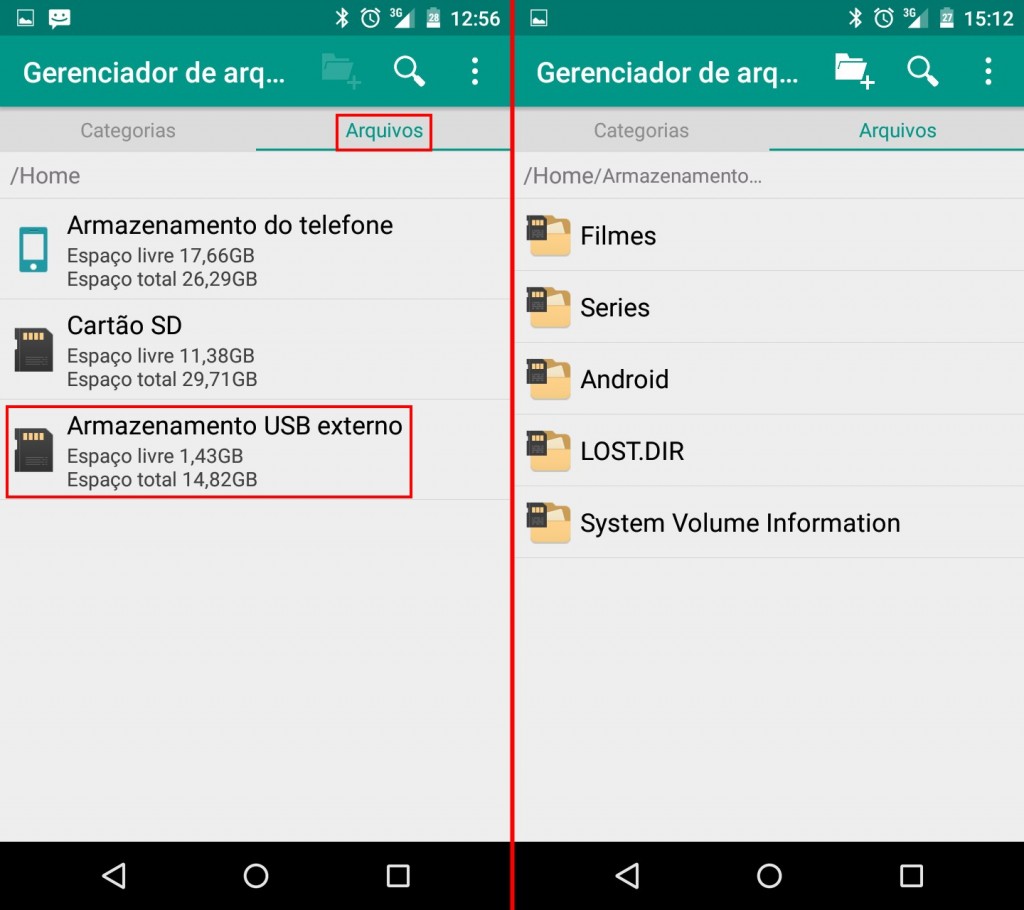 Usar Pendrives no Quantum GO: O pendrive aparece como um 