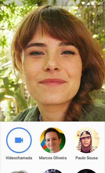 google duo chamar