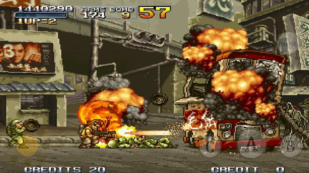 jogos clássicos Metal Slug II