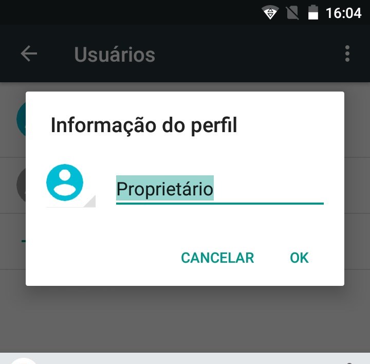 modo multiusuario modificar perfil