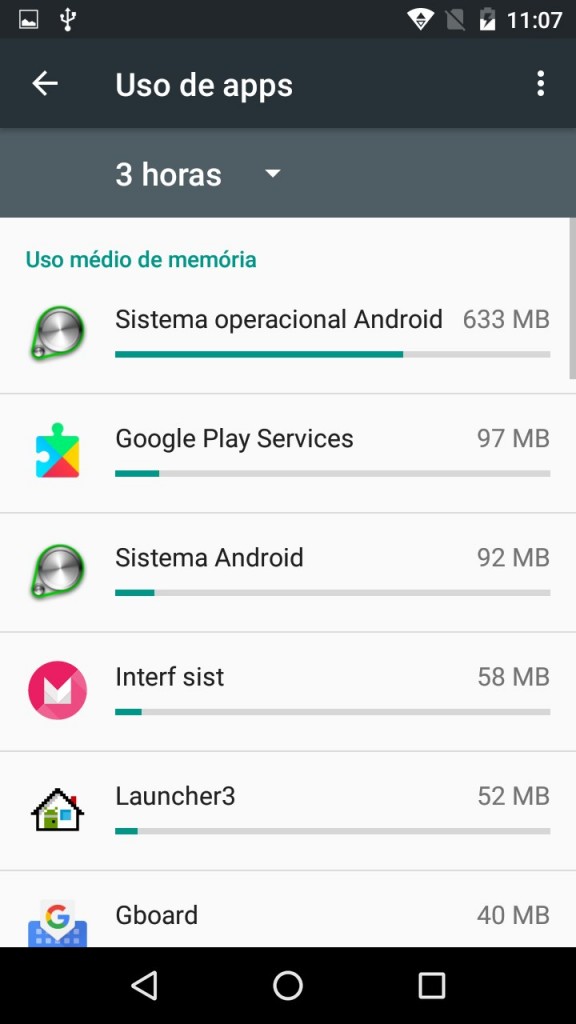 truques do android memoria