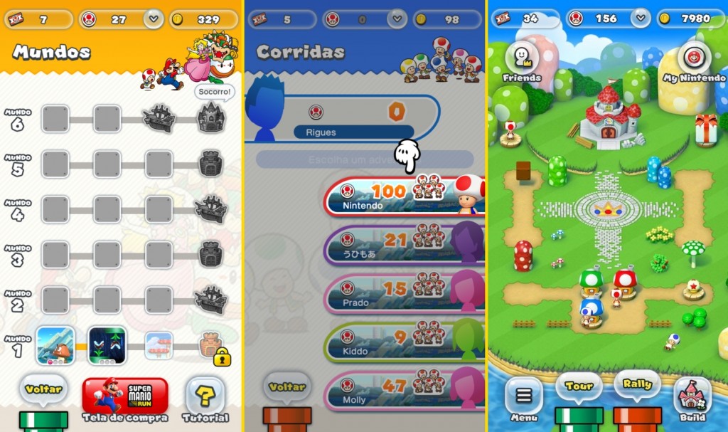 Super Mario Run Modos de Jogo