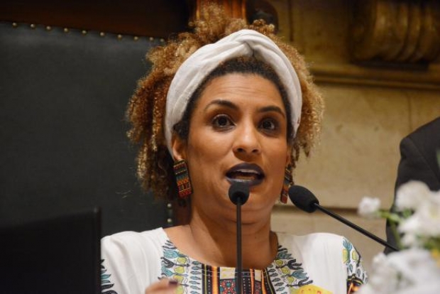 BRA01. RÍO DE JANEIRO (BRASIL), 15/03/2018.- Fotografía fechada el 23 de noviembre de 2017, cedida por CMRJ, que muestra a la concejala Marielle Franco. Amnistía Internacional (AI) pidió al Estado brasile o garanti