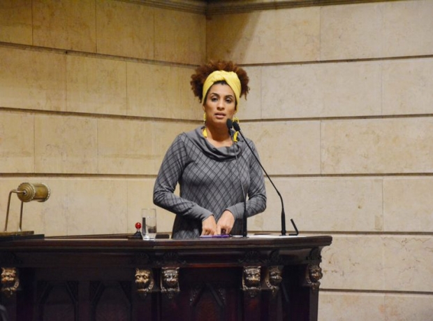 Marielle Franco (PSOL) na Câmara de Vereadores do Rio de Janeiro