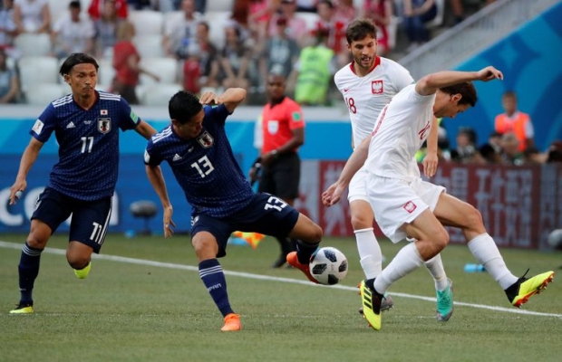 Copa 2018, Japão e Polônia, Lance REUTERS/Ueslei Marcelino