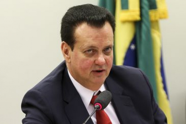 O ministro de Ciência, Tecnologia, Inovações e Comunicações, Gilberto Kassab, durante audiência na Comissão de Ciência e Tecnologia, Comunicação e Informática da Câmara dos Deputados.