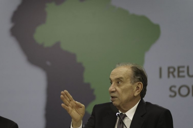 O ministro das Relações Exteriores, Aloysio Nunes Ferreira, faz palestra de encerramento da 1ª Reunião de Diplomatas e Adidos Brasileiros sobre o Combate a Crimes Transnacionais, no Palácio Itamaraty.