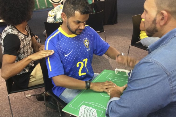 Copa inclusiva leva emoções de Brasil e Bélgica à deficientes em São Paulo
