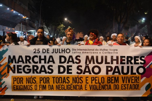 Marcha das Mulheres Negras de São Paulo.