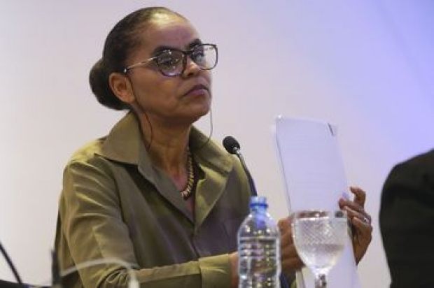 A candidata à Presidência da República, Marina Silva (Rede) participa do debate 