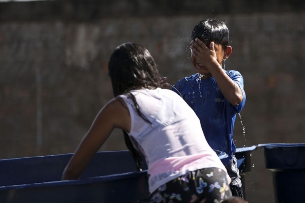 Abrigo Rondon 1, em Boa Vista, que recebeu cerca de 100 venezuelanos vindos da cidade de Pacaraima nos últimos dois dias.