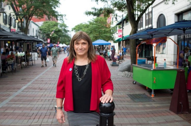 Pré-candidata democrata ao governo de Vermont Christine Hallquist REUTERS/Caleb Kenna/Direitos Reservados