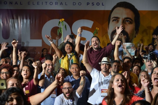 O PSOL confirmou a candidatura de Guilherme Boulos à Presidência da República, na convenção nacional que reuniu filiados do partido
