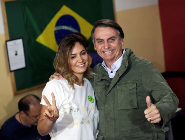 Jair Bolsonaro vota no Rio de Janeiro, Brazil October 28, 2018. REUTERS/Ricardo Moraes/Pool