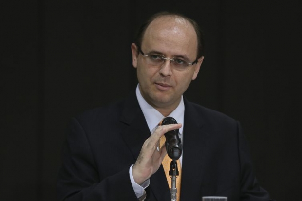 O ministro da Educação, Rossieli Soares, no lançamento do Programa de Apoio à Inovação em Educação nas Instituições de Ensino Superior Privadas.