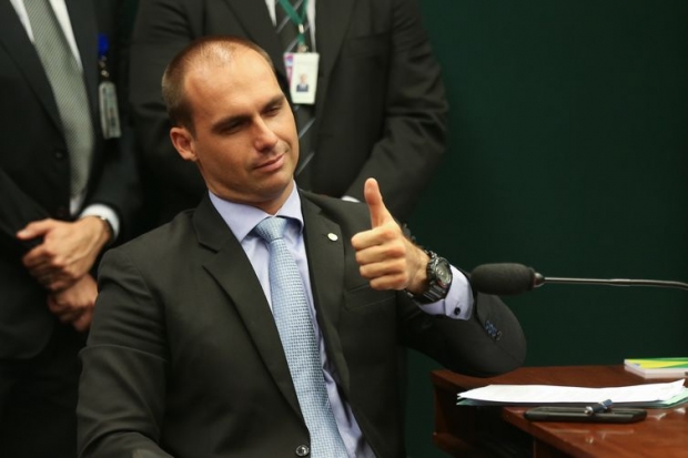 Brasília - O Conselho de Ética da Câmara arquivou duas representações (12/17 e 13/17) contra o deputado Eduardo Bolsonaro (PSC-SP) por quebra do decoro (Fabio Rodrigues Pozzebom/ Agencia Brasil)