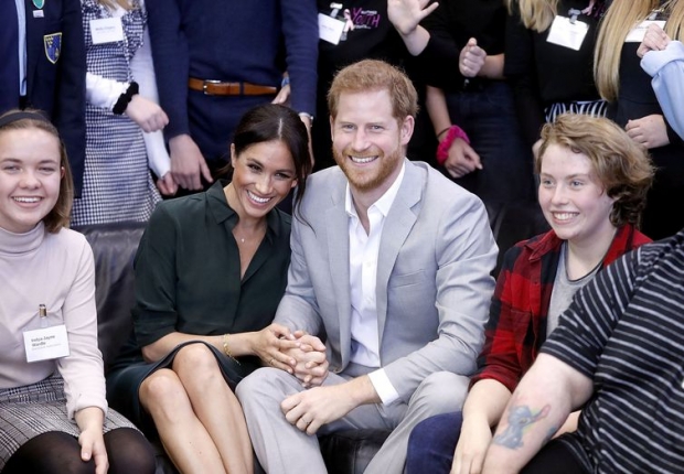 Príncipe Harry e Meghan Markle anunciam gravidez Chris Jackson/pool via Reuters