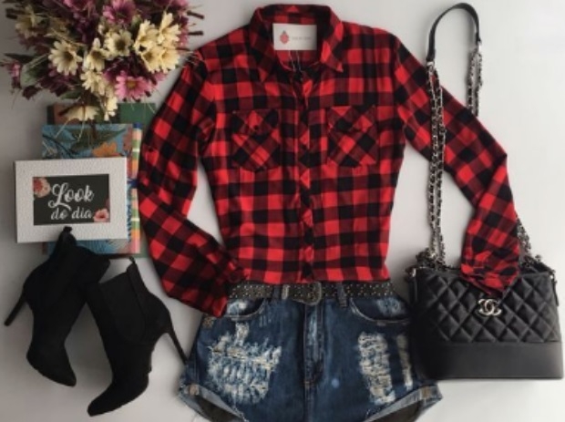 Roupa quadriculada hotsell para festa junina