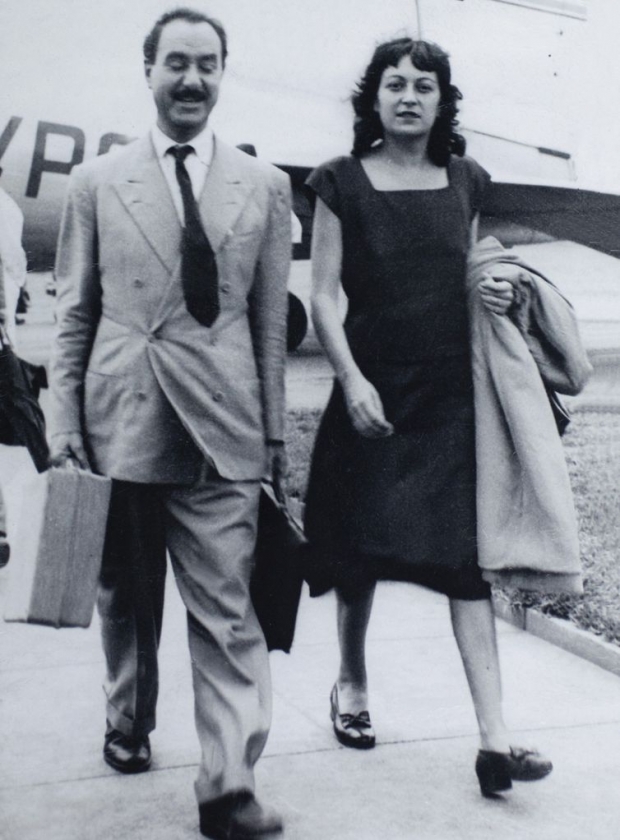 Pietro Maria Bardi e Lina Bo Bardi, na década de 1940 