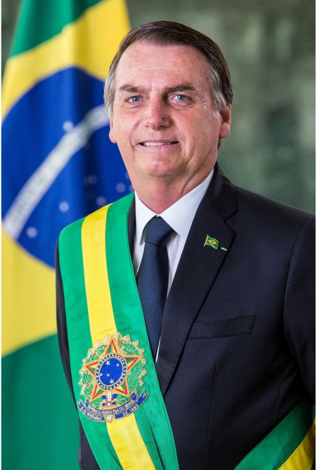 Foto Oficial do Presidente da República, Jair Bolsonaro.