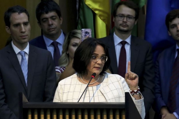 Solenidade de apresentação da ministra da Mulher, Família e Direitos Humanos, Damares Alves, e dos secretários da Pasta.