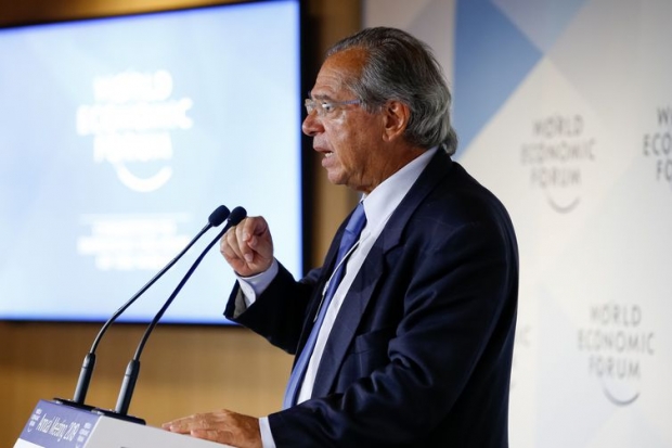  O ministro da Economia, Paulo Guedes, discursa durante almoço de Trabalho, O Futuro do Brasil 