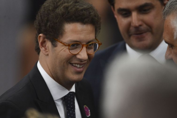 O futuro ministro do Meio Ambiente, Ricardo Salles, na cerimônia de diplomação do presidente eleito, Jair Bolsonaro, no TSE.