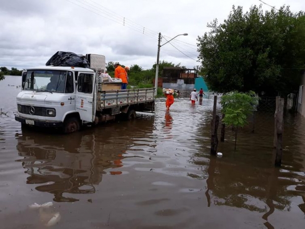 enchentes em Alegrete