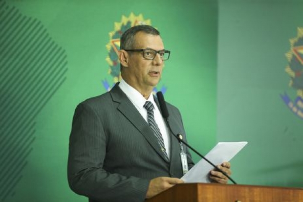 Porta-voz da Presidência da República, Otávio do Rêgo Barros, durante briefing, no Palácio do Planalto.