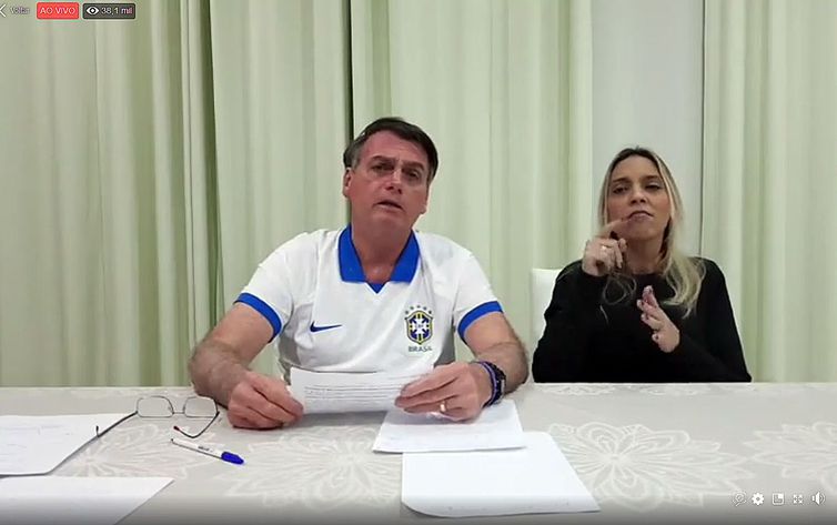 live semanal do presidente Jair Messias Bolsonaro_18.04.2019