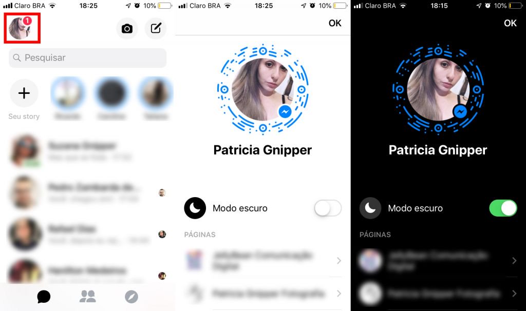 Facebook Messenger libera modo escuro a todos os usuários; saiba como ativá-lo - 2