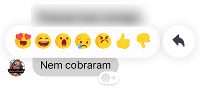 Facebook testa novo design para as reações do Messenger e da rede social - 2