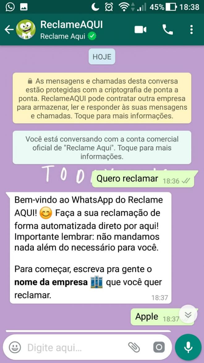 Como usar o Reclame Aqui pelo WhatsApp - Positivo do seu jeito