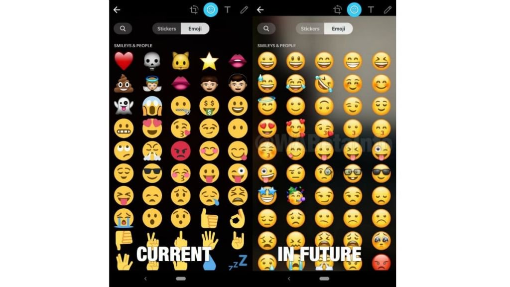 WhatsApp terá novos emojis para atualização de status - 2