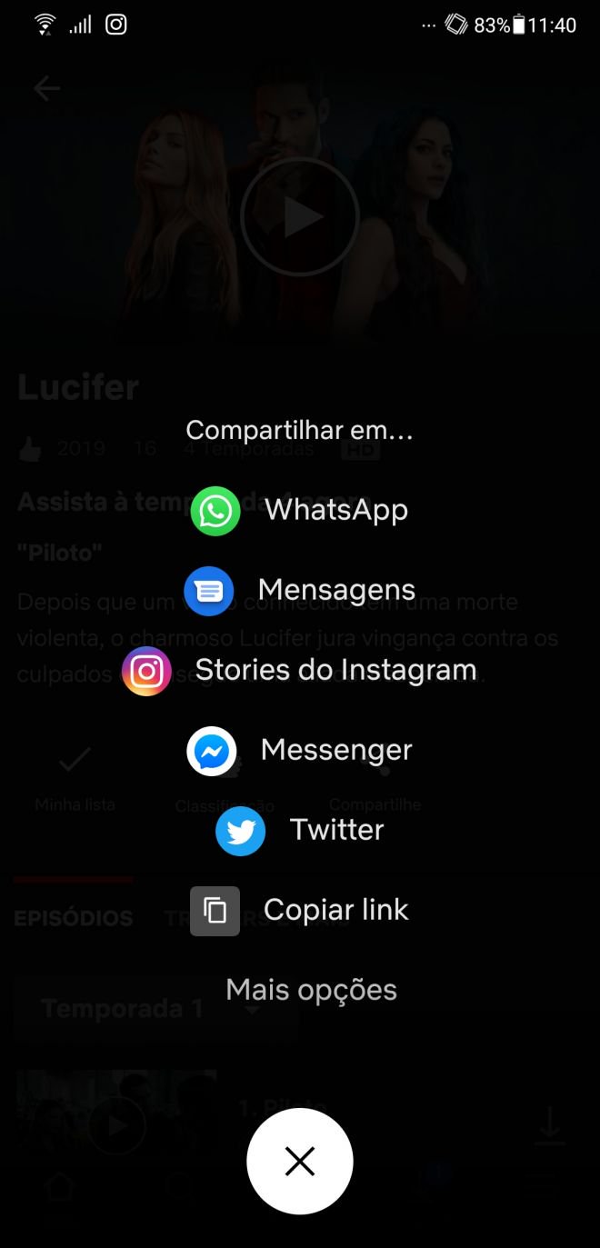 Agora você pode compartilhar o que vê na Netflix via Instagram Stories (Android) - 3